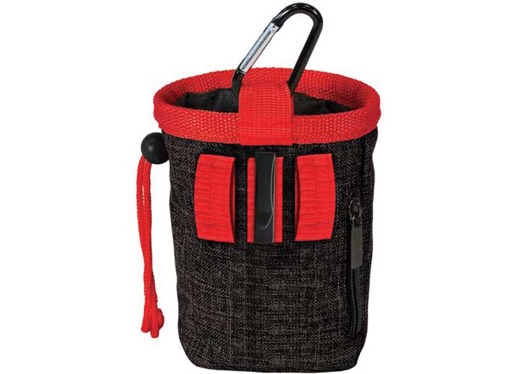 KUMA GOOD DOG Treat Pouch - Heather Grey/red - image 2