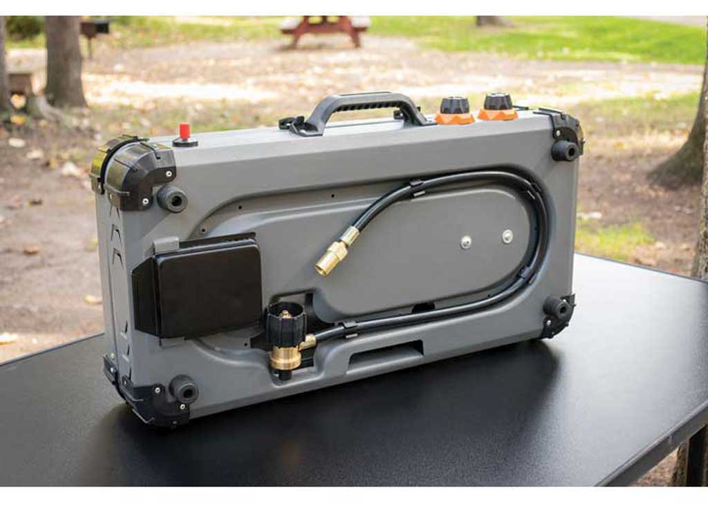 KUMA Grill & Burner Propane Stove - Graphite/orange - image 1