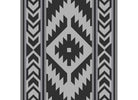 KUMA Sante FE BOHO Outdoor MAT - 9ft X 9ft (black/grey) - image 1