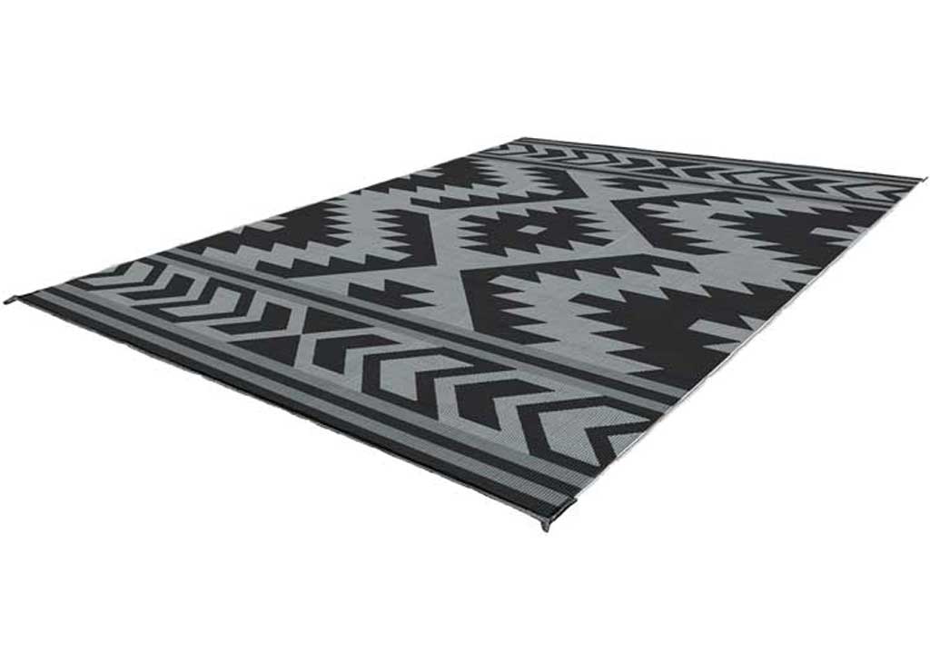 KUMA Sante FE BOHO Outdoor MAT - 12ft X 9ft (black/grey) - image 2