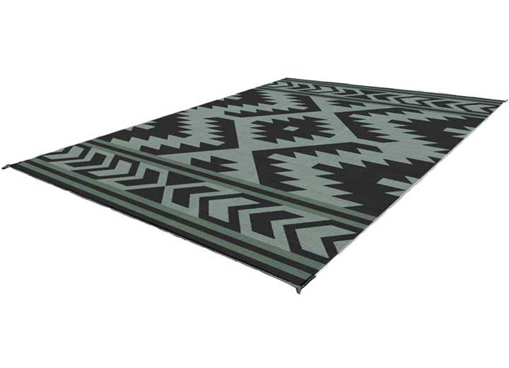 KUMA Sante FE BOHO Outdoor MAT - 12ft X 9ft (sage/black) - image 2