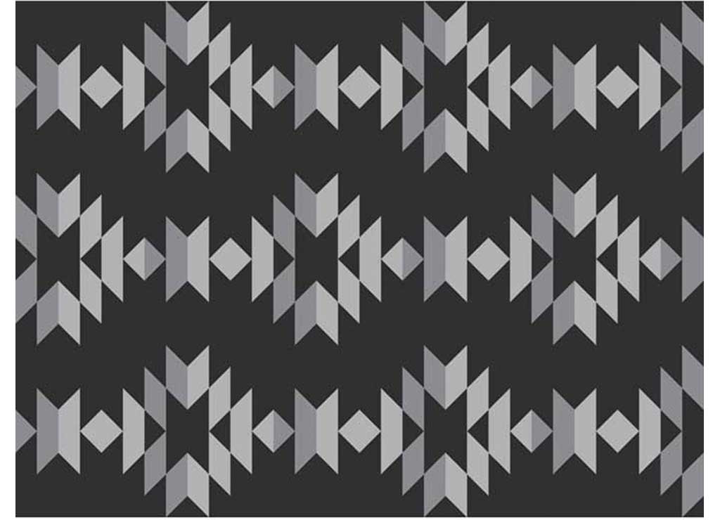 KUMA Monterrey BOHO Outdoor MAT - 12ft X 9ft (black/grey) - image 1