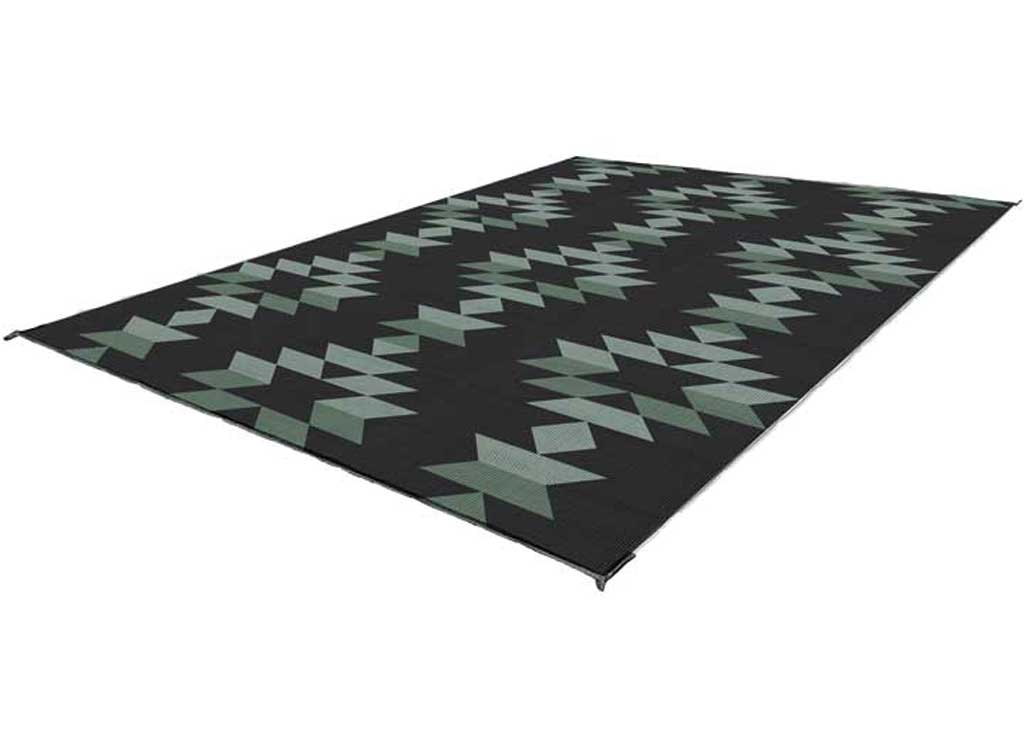 KUMA Monterrey BOHO Outdoor MAT - 12ft X 9ft (sage/black) - image 2