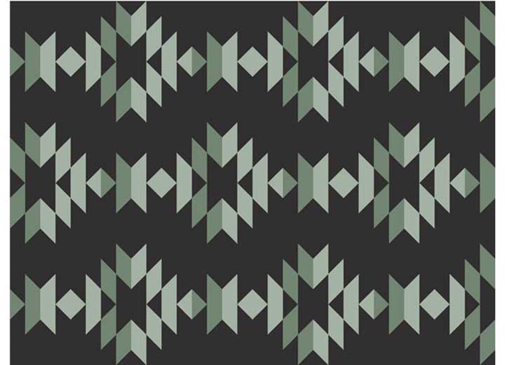 KUMA Monterrey BOHO Outdoor MAT - 12ft X 9ft (sage/black) - image 1