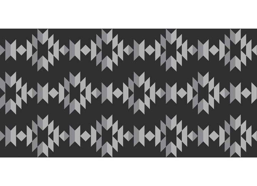 KUMA Monterrey BOHO Outdoor MAT - 18ft X 9ft (black/grey) - image 1