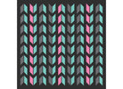KUMA Cheveron Outdoor MAT - 9ft X 9ft (vice -bermuda/pink/graphite/black) - image 1