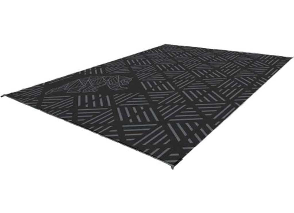 KUMA Striped Peaks Outdoor MAT - 9ft X 9ft (black/grey) - image 2