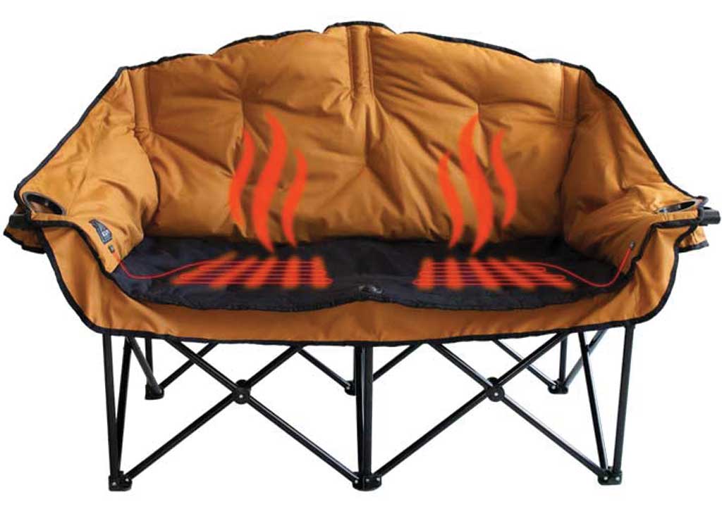 KUMA BEAR Buddy BLUE Tooth Heated Double Chair; Sierra - image 1