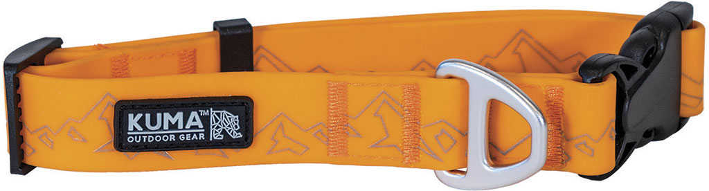 KUMA Soggy DOG Collar-medium(14-20in) Orange - image 1