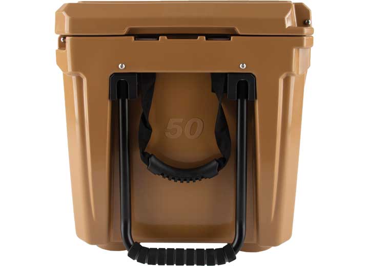 ProMaxx Automotive 50QT Sportsman Cooler with Wheels and Pull Handle Coffee - image 1