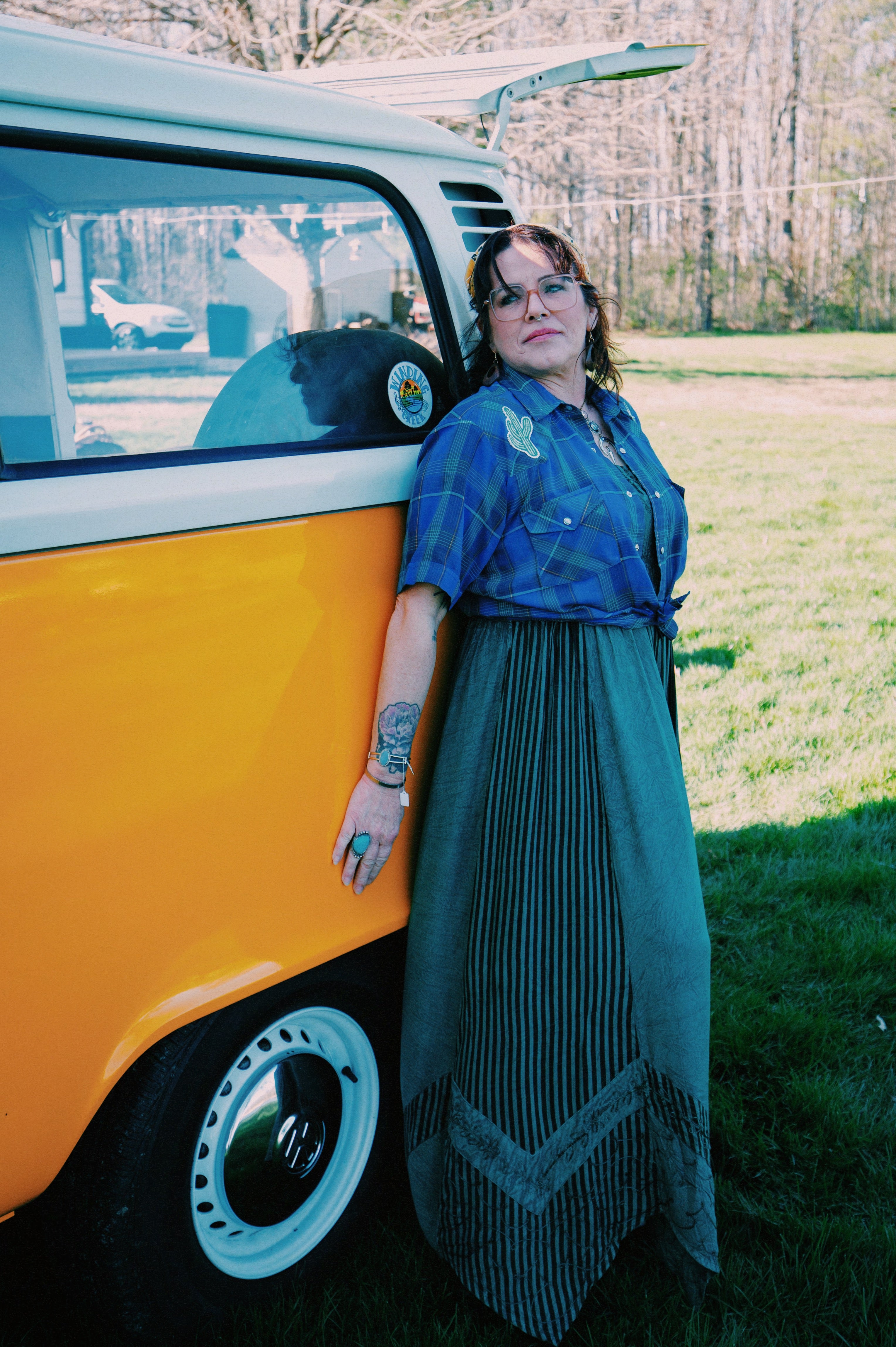 Regal Flair Acid Wash Maxi Dress boho clothing, festival outfit, hippie style apparel | Elevated Hippie