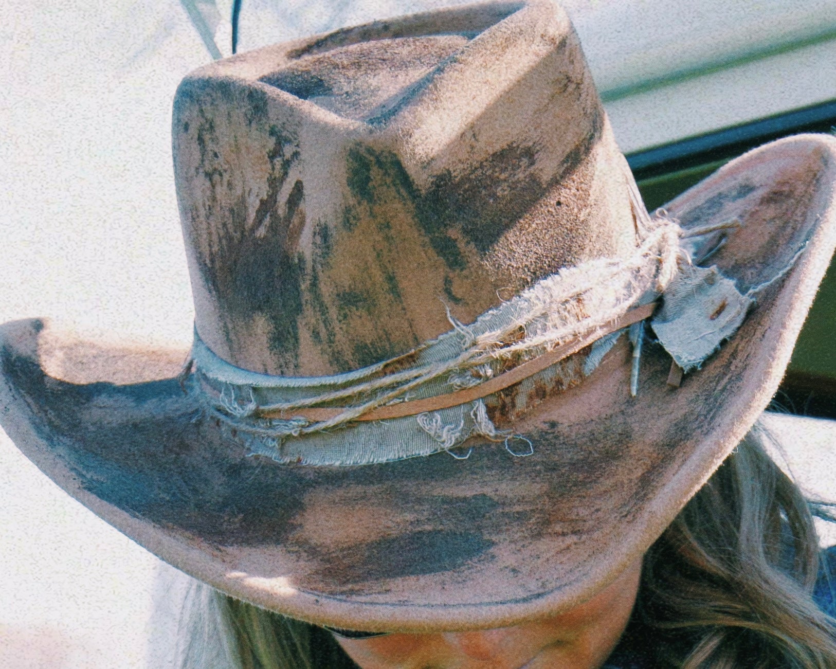 Rustic Cowgirl Feather and Band Fedora Hat boho clothing, festival outfit, hippie style apparel | Elevated Hippie