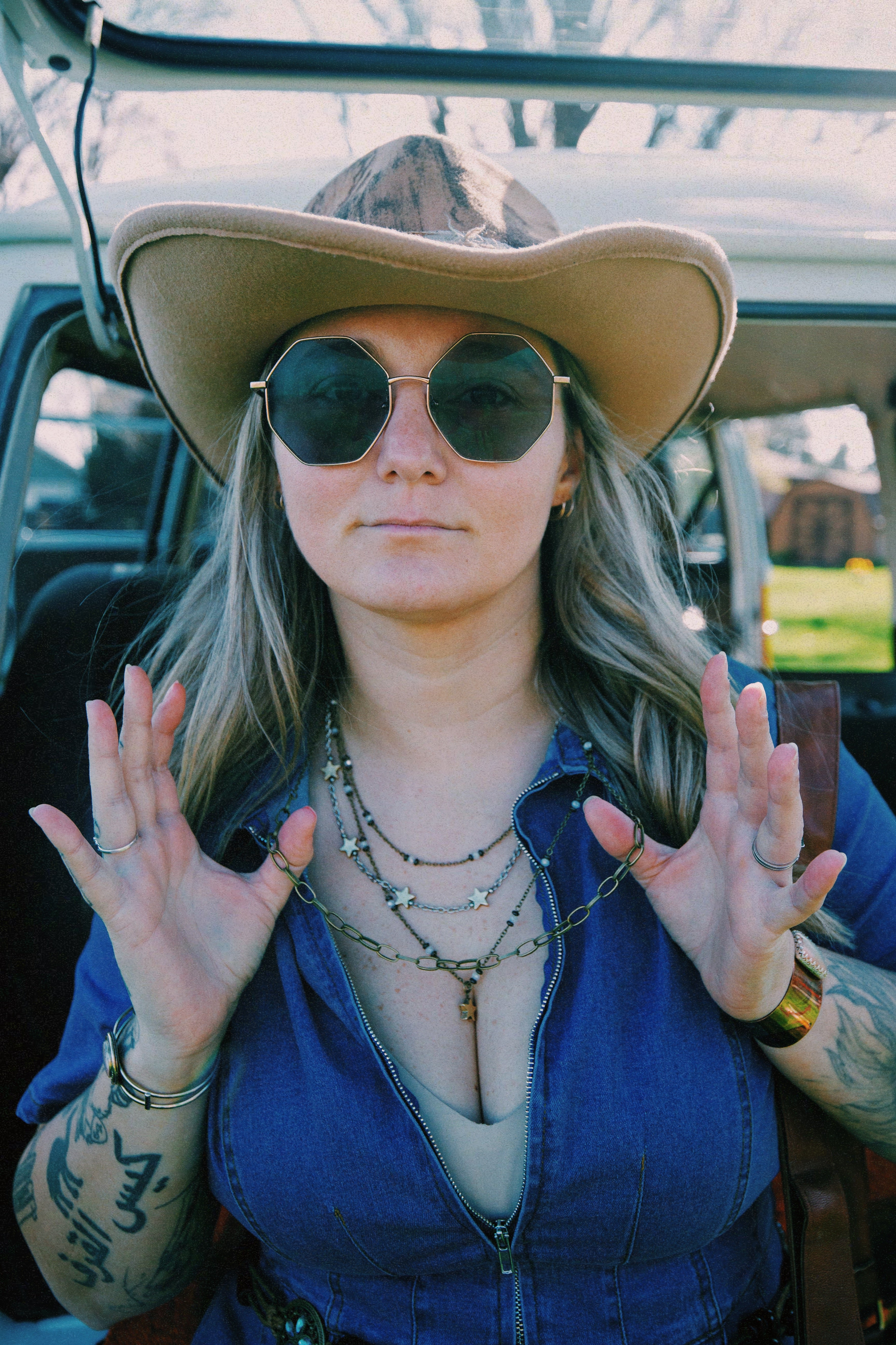 Rustic Cowgirl Feather and Band Fedora Hat boho clothing, festival outfit, hippie style apparel | Elevated Hippie