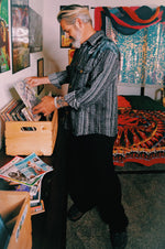 Solid Corduroy and Cotton Multi GD Print Men's shirt - The Elevated Hippie