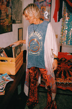 Upcycled Fabric Poncho Band / Graphic Tees - The Elevated Hippie