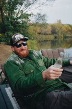 Solid Corduroy and Cotton Multi GD Print Men's shirt - The Elevated Hippie