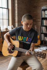 Weir-Everywhere T-Shirt – Bob Weir Inspired Graphic Tee – Black Heather