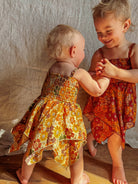 Baby Toddler Fairy Dress, Hippie Boho Kids Flower Dress boho clothing, festival outfit, hippie style apparel | Elevated Hippie