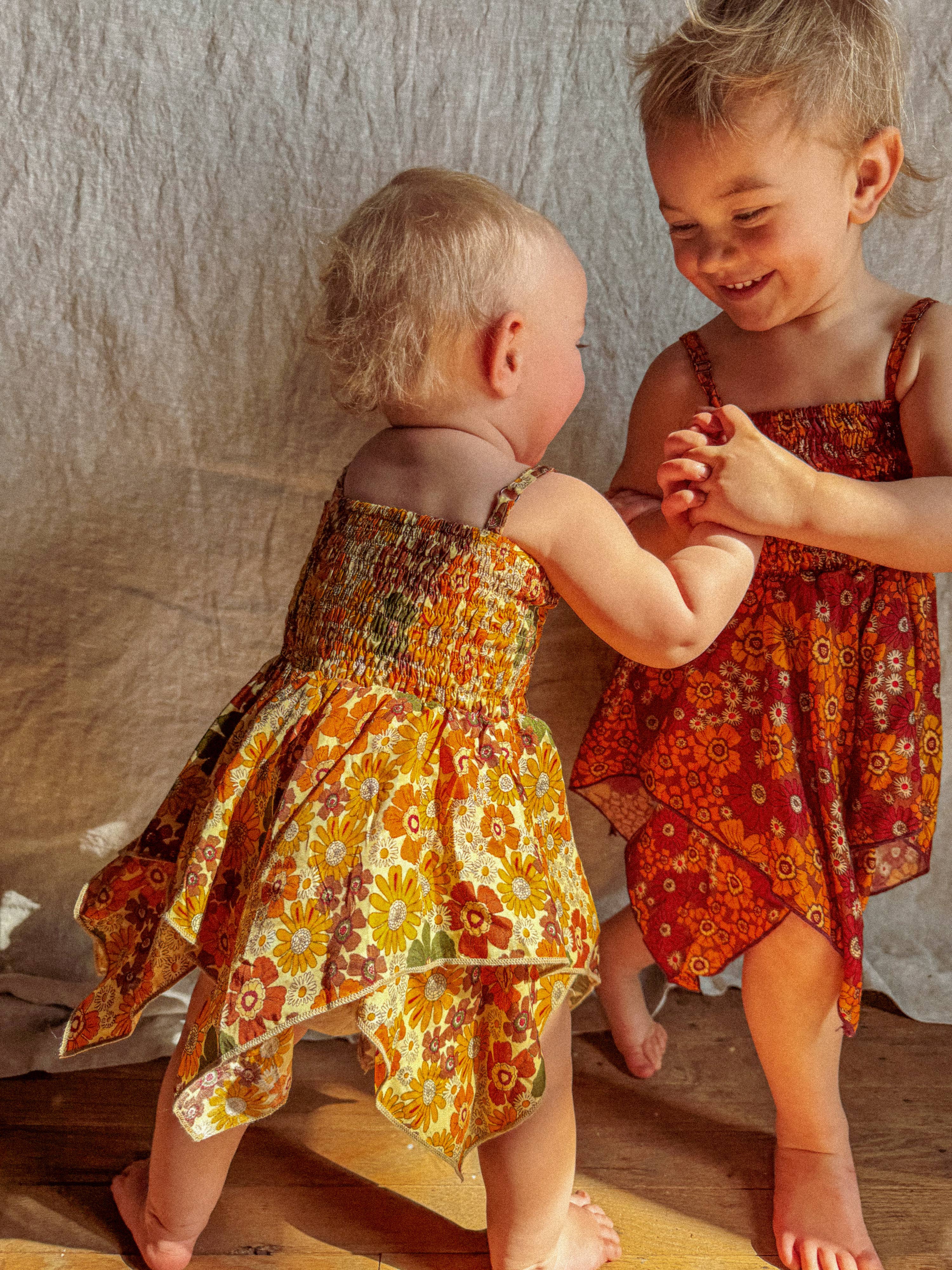 Baby Toddler Fairy Dress, Hippie Boho Kids Flower Dress boho clothing, festival outfit, hippie style apparel | Elevated Hippie