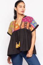 Cotton Kantha Tunic Top - The Elevated Hippie