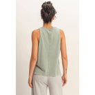 Mineral Washed Sleeveless Top boho clothing, festival outfit, hippie style apparel | Elevated Hippie
