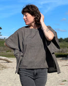 Solid Cotton Box Top boho clothing, festival outfit, hippie style apparel | Elevated Hippie
