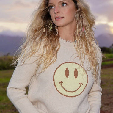 Smiley Sweater - The Elevated Hippie