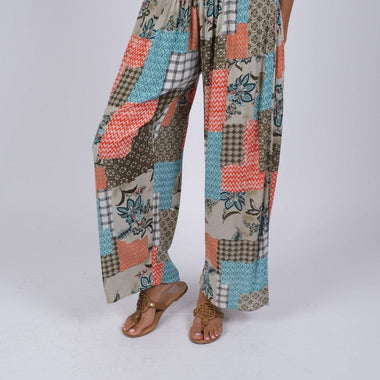Bohemian Blockprint Bliss Pants - The Elevated Hippie