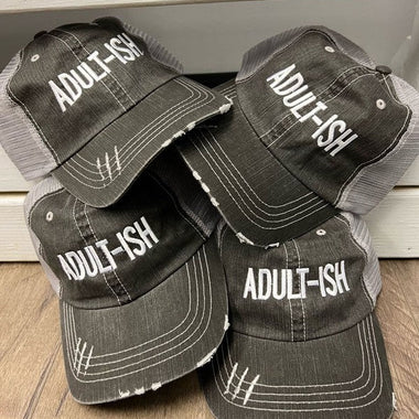 Adultish Embroidered Trucker hat - The Elevated Hippie