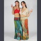 Psychedelic Stitch Maxi Skirt boho clothing, festival outfit, hippie style apparel | Elevated Hippie