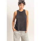 Mineral Washed Sleeveless Top boho clothing, festival outfit, hippie style apparel | Elevated Hippie