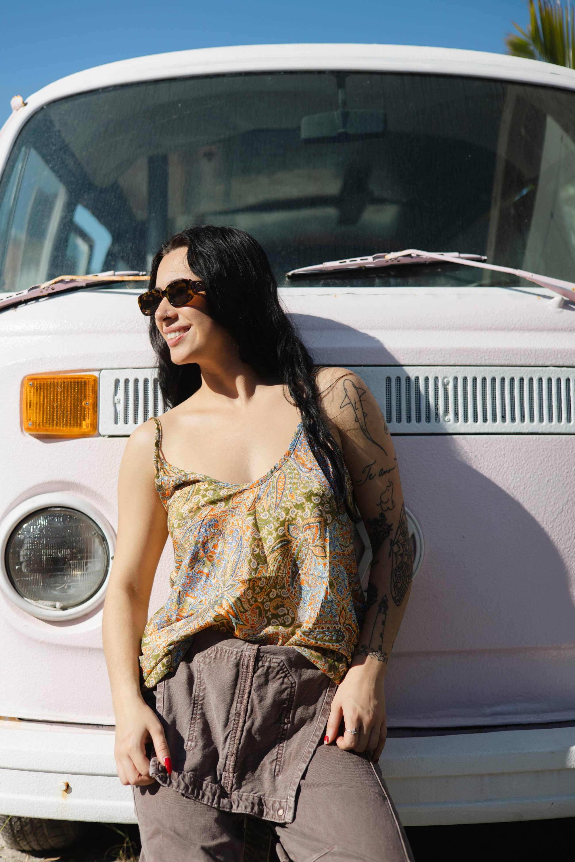 Flowy Tank Top boho clothing, festival outfit, hippie style apparel | Elevated Hippie