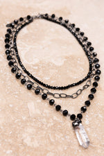Abbie Necklace in Black - The Elevated Hippie