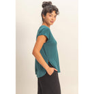 Relaxed Dolman Short Sleeve  Round Neck Top boho clothing, festival outfit, hippie style apparel | Elevated Hippie
