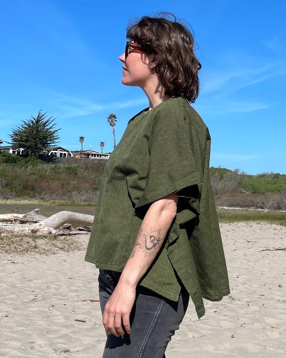 Solid Cotton Box Top boho clothing, festival outfit, hippie style apparel | Elevated Hippie