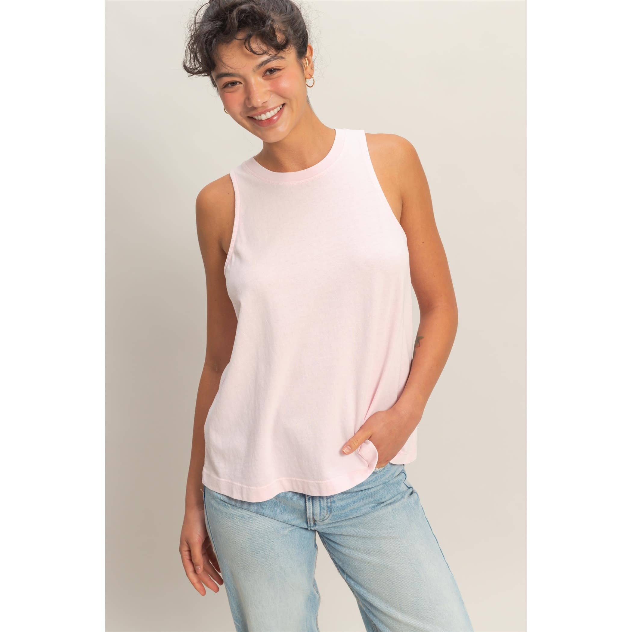 Mineral Washed Sleeveless Top boho clothing, festival outfit, hippie style apparel | Elevated Hippie