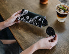 Bowie Eyes - Printed Leather Eyeglasses Case - The Elevated Hippie