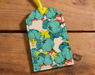 Poppies - Leather Luggage Tag - The Elevated Hippie