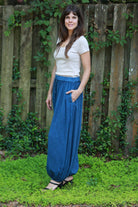Stonewashed Harem Pants: Cuffed Hem (Fall Colors) boho clothing, festival outfit, hippie style apparel | Elevated Hippie