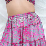 Whimsical Wicca Boho Celestial Sun Waist Chain Belt - The Elevated Hippie