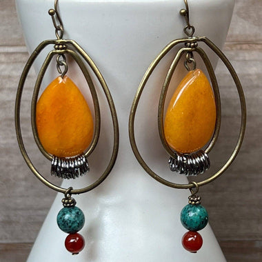 Amalfi Earrings Mustard