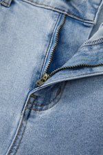 Beau Blue Bowknot Decor Boyfriend Cargo Jeans - The Elevated Hippie
