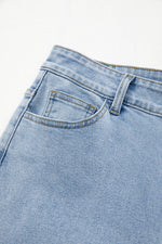 Beau Blue Bowknot Decor Boyfriend Cargo Jeans - The Elevated Hippie