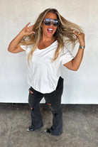 ASHLAND STRAIGHT LEG DISTRESSED JEANS - The Elevated Hippie