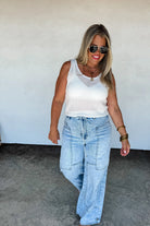 Jovie Tie Waist Jeans - The Elevated Hippie