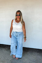 Jovie Tie Waist Jeans - The Elevated Hippie