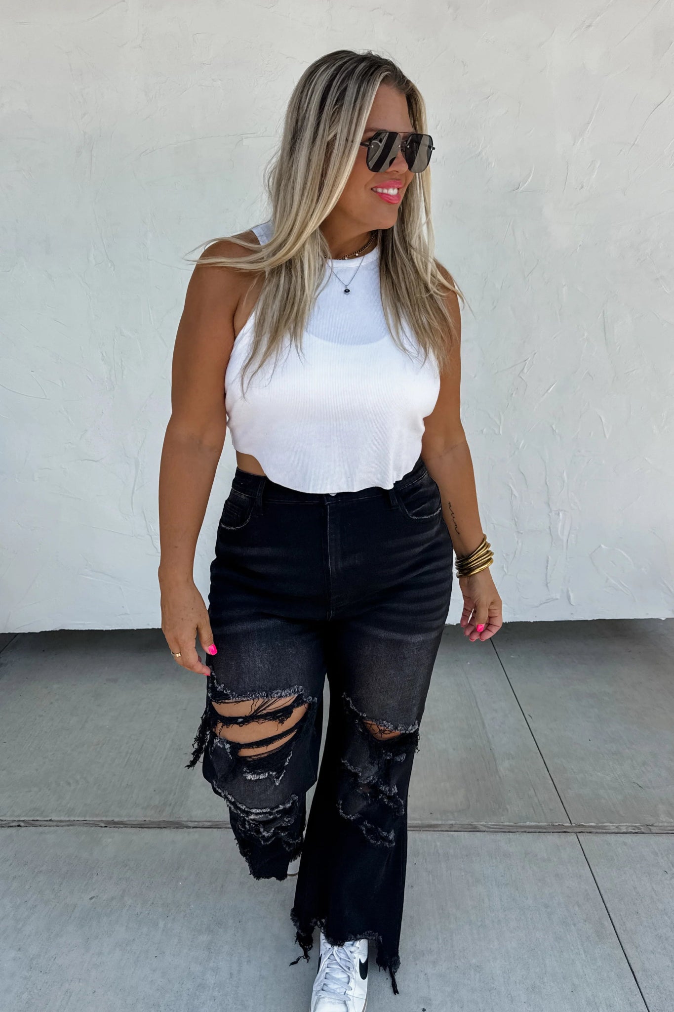 Urban Distressed Crop Jeans – Edgy, Chic & Ultra-Comfortable - The Elevated Hippie