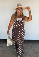 POLKA DOT KARLI BOHO OVERALLS - The Elevated Hippie