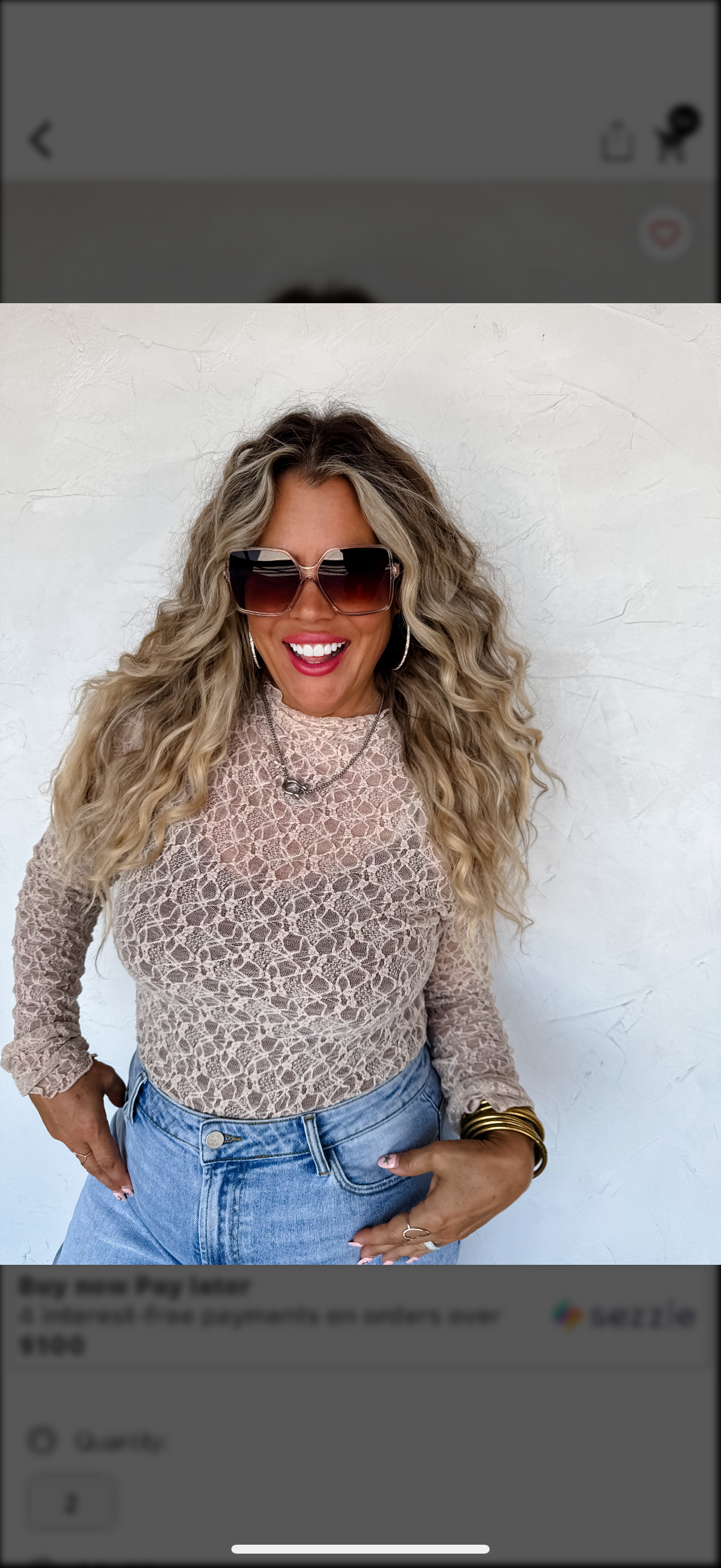 PREORDER- Jolie Lace Thumbhole Top - The Elevated Hippie