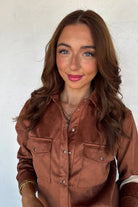 SUNDOWN SUEDE TOP - The Elevated Hippie